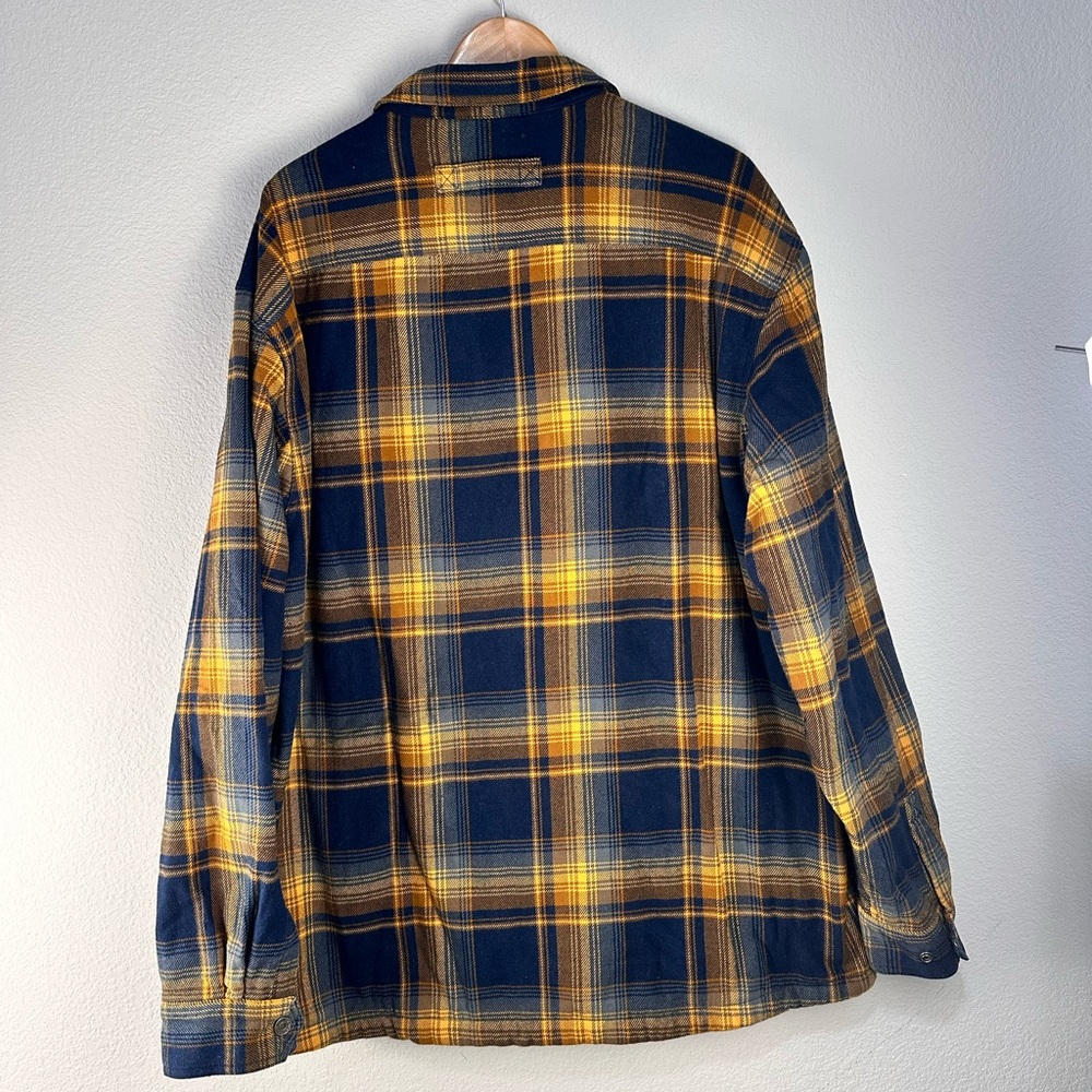 Duluth Trading Co. Flapjack Fleece Lined Relaxed Fit Shirt‎ Jacket Sz XXL T - Picture 6 of 6